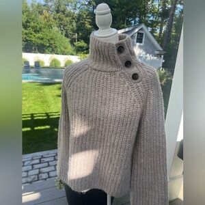 Banana Republic Cream Turtleneck Sweater
